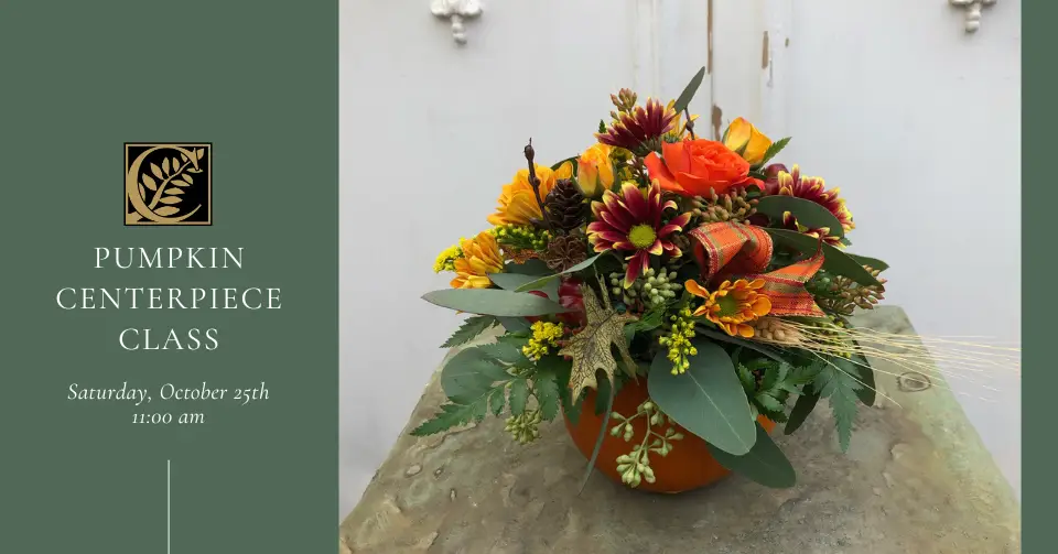 Churchill's Garden Center, Exeter, NH - Pumpkin Centerpiece Class