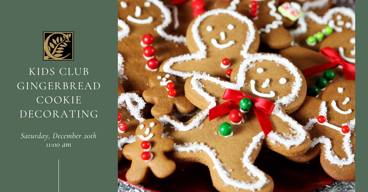 Churchill's Garden Center, Exeter, NH - Kids Gingerbread Cookie Decorating Class